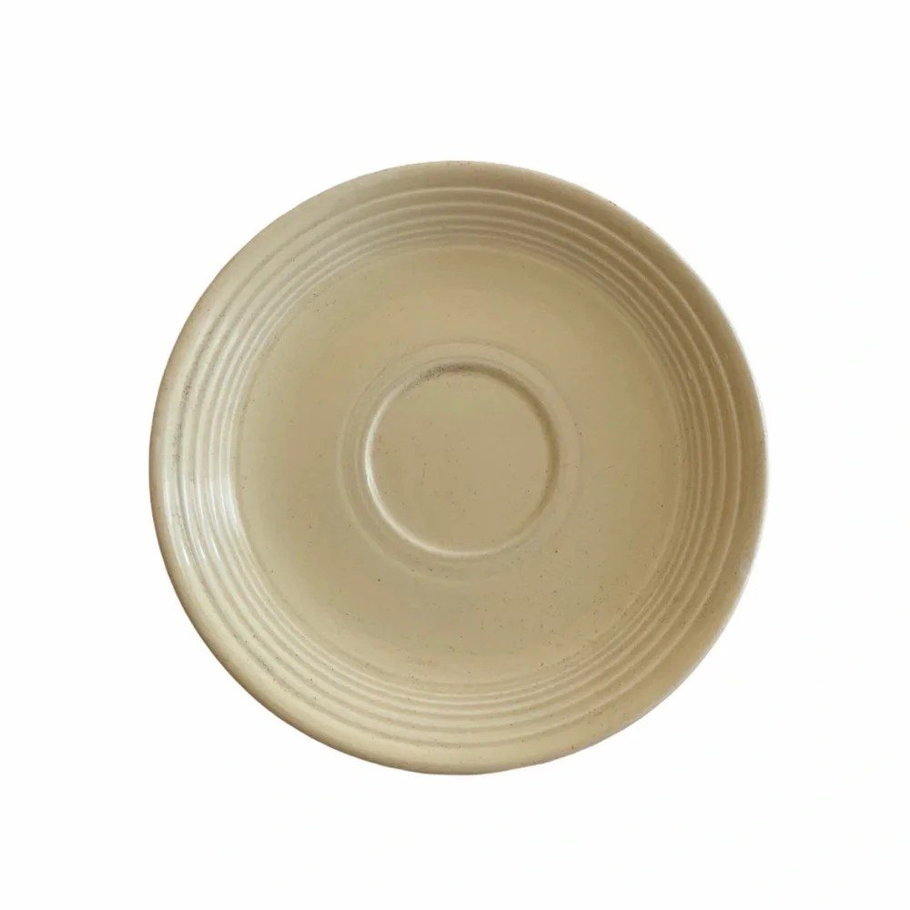 Vintage Fiestaware Saucer Ivory